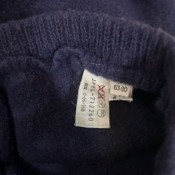 Vintage France Andrevie Purple Wool Joggers Pants Avant Garde Designer Small - Picture 5 of 8